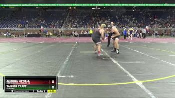 D4-285 lbs Cons. Round 3 - Tanner Craft, Leslie HS vs Jerrold Atwell, Montrose Hill-McCloy HS