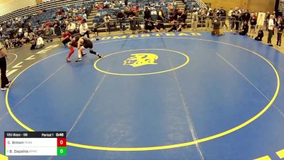 12U Boys - 98 lbs Cons. Round 3 - Brock Dapshis, Bulldog Premier Wrestling Club vs Chase Brown, Pennsylvania