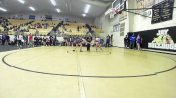 140 lbs Rr Rnd 3 - Faith Breusch, Mcloud HS Girls vs Lyla Lowrey, Oologah