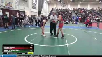 126 lbs Champ. Round 1 - Abril Montellaro, Desert Mirage vs Diana Tomas, Paloma Valley