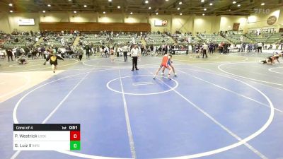 109 lbs Consi Of 4 - Philip Westrick, Lockwood WC vs Gilbert Luiz II, Ripon Tribe