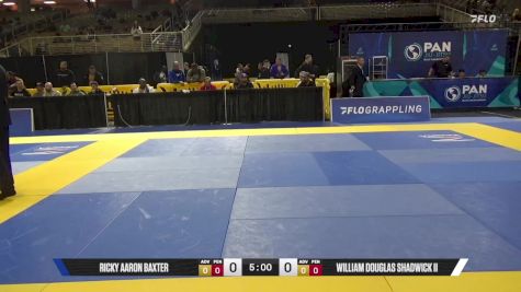 William Douglas Shadwick II vs Ricky Aaron Baxter 2025 Pan Jiu Jitsu IBJJF Championship