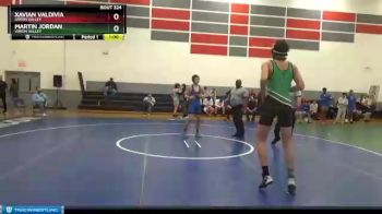 160 lbs Cons. Round 3 - Xavian Valdivia, Green Valley vs Martin Jordan, Virgin Valley