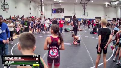 65 lbs Semifinal - Leo Davis, Full Circle vs Gaetano Acerra, West Wateree Wrestling Club