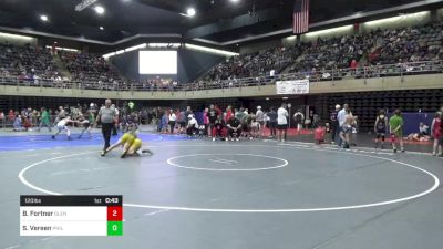 120 lbs Quarterfinal - Benjamin Fortner, Glen Rock vs Stephon Vereen, Phillipsburg