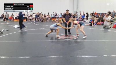 100 lbs Round 8 (10 Team) - Evie Bryant, Blackman WC vs Elise Jolly, Washington Dual Team
