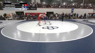 65 kg Champ. Rd Of 16 - Carson Walsh, Pittsburgh Wrestling Club vs Maximus Brady, Panther Wrestling Club RTC