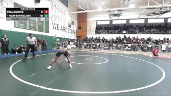 126 lbs Champ. Round 1 - Kevin Evangelista, Paramount vs Sola Akimoto, North Torrance