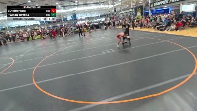 106 lbs Champ. Round 2 - Aidan Ortega, Unattached vs Corbin Helm, Unattached