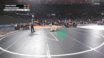 5A Boys 113 lbs Cons. Semi - Shane Smoker, Crater Boys vs Brayden Martinez, Crater Boys