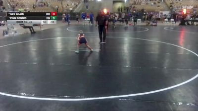 45 lbs Cons. Semi - Sev Gillis, Blackman Wrestling Club vs Finn Dennis, Elite Wrestling Academy