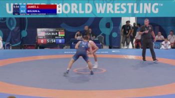 74 kg 1/4 Final - Jayden James, United States vs Artsiom Bolsun, Belarus