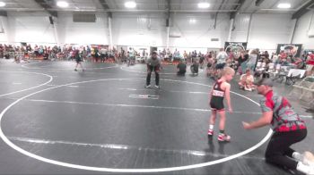 49 lbs Round 5 - Cole Hahn, Backyard Brawlers vs Eli Franklin, Mighty Warriors Wrestling Acad