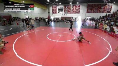 63-67 lbs Cons. Semi - Maximus Quevedo, So Cal Bear vs Christian Alejandro Meraz, TOTAL KAOS