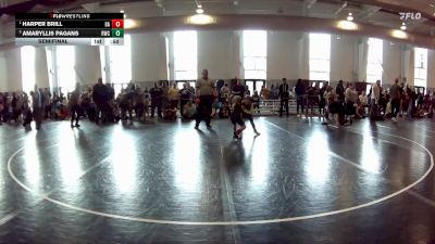 51-54 lbs Semifinal - Harper Brill, 84 Athletes vs Amaryllis Pagans, Reaper Wrestling Club