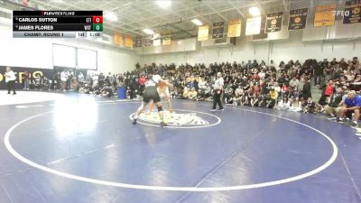 215 lbs Champ. Round 1 - Carlos Sutton, Etiwanda vs James Flores, Western