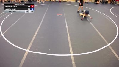 77 lbs Cons. Round 2 - Cole Pearsall, No Nonsense Wrestling vs Landon Kratt, Summit Wrestling Academy