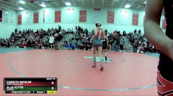 115 lbs Quarterfinal - Carolyn Geckler, Perry (Massillon) vs Ellie Kuttie, Minerva