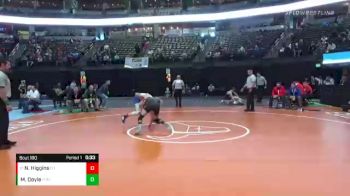 120 lbs Cons. Round 1 - Nathanial Higgins, Fountain-Ft. Carson vs Michael Doyle, Fossil Ridge