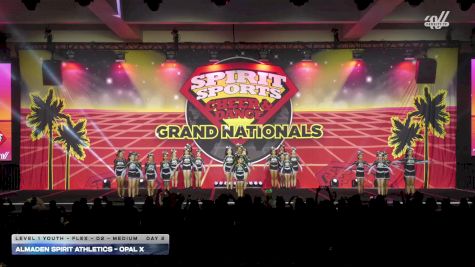 Almaden Spirit Athletics - Opal X [2026 L1 Youth - Flex - D2 - Medium Day 2] 2026 Spirit Sports Grand Nationals
