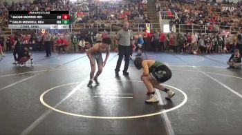 124 lbs Cons. Semi - Dalin Mendell NE4, Donahue Wrestling Academy vs Jacob Morris NE1, Crestwood
