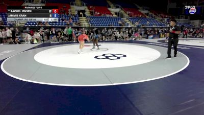 140 lbs Champ. Rd Of 64 - Rachel Jensen, UT vs Jammie Krah, IA