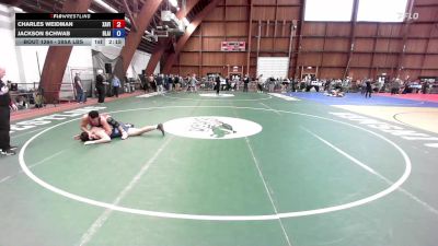 285A lbs Rr Rnd 2 - Charles Weidman, Xavier Highschool vs Jackson Schwab, Blair Academy