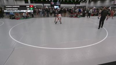 92 lbs Champ. Rd Of 16 - Carter Marsh, Contenders Wrestling Academy vs Joshua Sanders, Red Cobra Wrestling Academy
