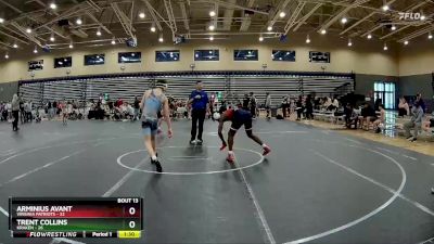 140 lbs Round 4 (8 Team) - Arminius Avant, Virginia Patriots vs Trent Collins, Kraken