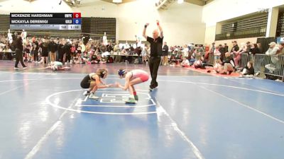 75 kg Rr Rnd 1 - McKenzie Harshman, NewWhale Pink - Girls vs McKayla DeRemigi, All I See Is Gold Academy - Girls