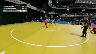 6A 285 lbs Champ. Round 1 - Jackson Stoner, Rockwall vs Shane Trotter, Katy