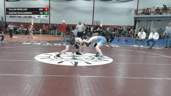 132 lbs Quarterfinal - Dillan Mueller, Norton vs Austin Scolamiero, Triton