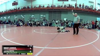 80 lbs Champ. Round 1 - Brody Conrad, Portage Wrestling Club vs Lucas Pipito, Delta Wrestling Club Inc.