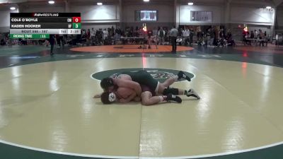 197 lbs Cons. Round 4 - Kaden Hooker, UW Parkside vs Cole O`Boyle, Central Michigan