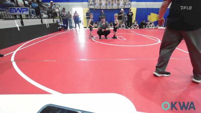 43 lbs Round Of 16 - Nicholous Hunt, Heat vs Weston Wells, Berryhill Wrestling Club