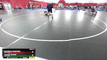 110 lbs Round 2 (6 Team) - Kathryn Marstein, Team Gold vs Maggie Olson, Team Pink