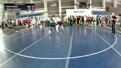 126 lbs Cons. Round 5 - Wyatt Mason, Wyoming vs Grant Langstaff, California