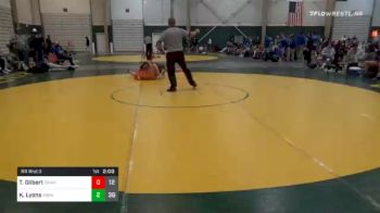 182 lbs Prelims - Tommy Gilbert, Omaha Gross vs Kaden Lyons, York High School