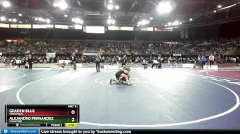 132 lbs Champ. Round 2 - Alejandro Fernandez, Sunnyside vs Graden Blue, Centennial