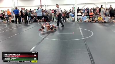 88 lbs Round 3 (4 Team) - James Triplett, Xtreme Team vs Ian Plagianakos, U2 Starts & Stripes