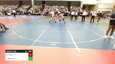 149-A lbs Quarterfinal - Michael Foca, RedNose Wrestling School vs Trevor Warner, Pequannock