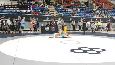 135 lbs Cons. Sub-rd Of 32 - Chelsea Pulido, California vs Addyson Bowers, Iowa