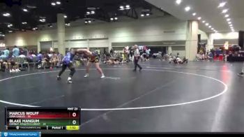 220 lbs Round 4 (10 Team) - Marcus Wolff, Iowa Gables vs Blake Mangum, Combat Athletics Groot