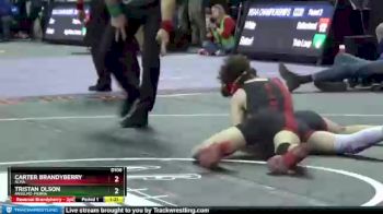 Quarterfinal - Carter Brandyberry, Alma vs Tristan Olson, Anselmo-Merna