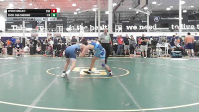 140 lbs Quarterfinal - River Hibler, Steller Trained Seripas - HSC vs Rick Delorenzo, Shore Thing - HSC