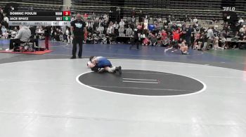 77 lbs Rr Rnd 6 - Dominic Poulin, Maine Hammahs - ESC vs Jace Spatz, Marlton Chiefs - ESC