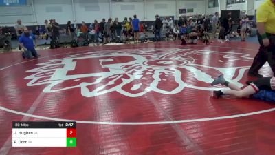 80-M lbs Quarterfinal - Jaxon Hughes, GA vs Preston Dorn, PA