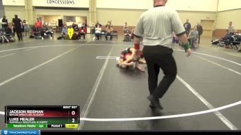 84 lbs Round 1 - Luke Mealer, Guerrilla Wrestling Academy vs Jackson Reisman, Baylor Wrestling Academy