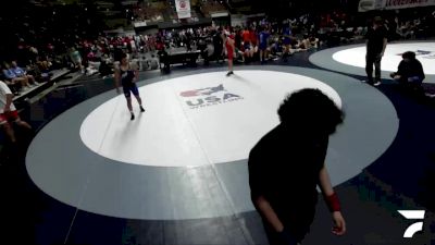 138 lbs Cael Humphrey, IEWA - Inland Empire Wrestling Association vs Nathan Itchon, LAWA - Los Angles Wrestling Association