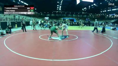 126 lbs Champ. Round 2 - Lukah Zherka, Aubrey Rogers vs Erik Perez, St. John Neumann